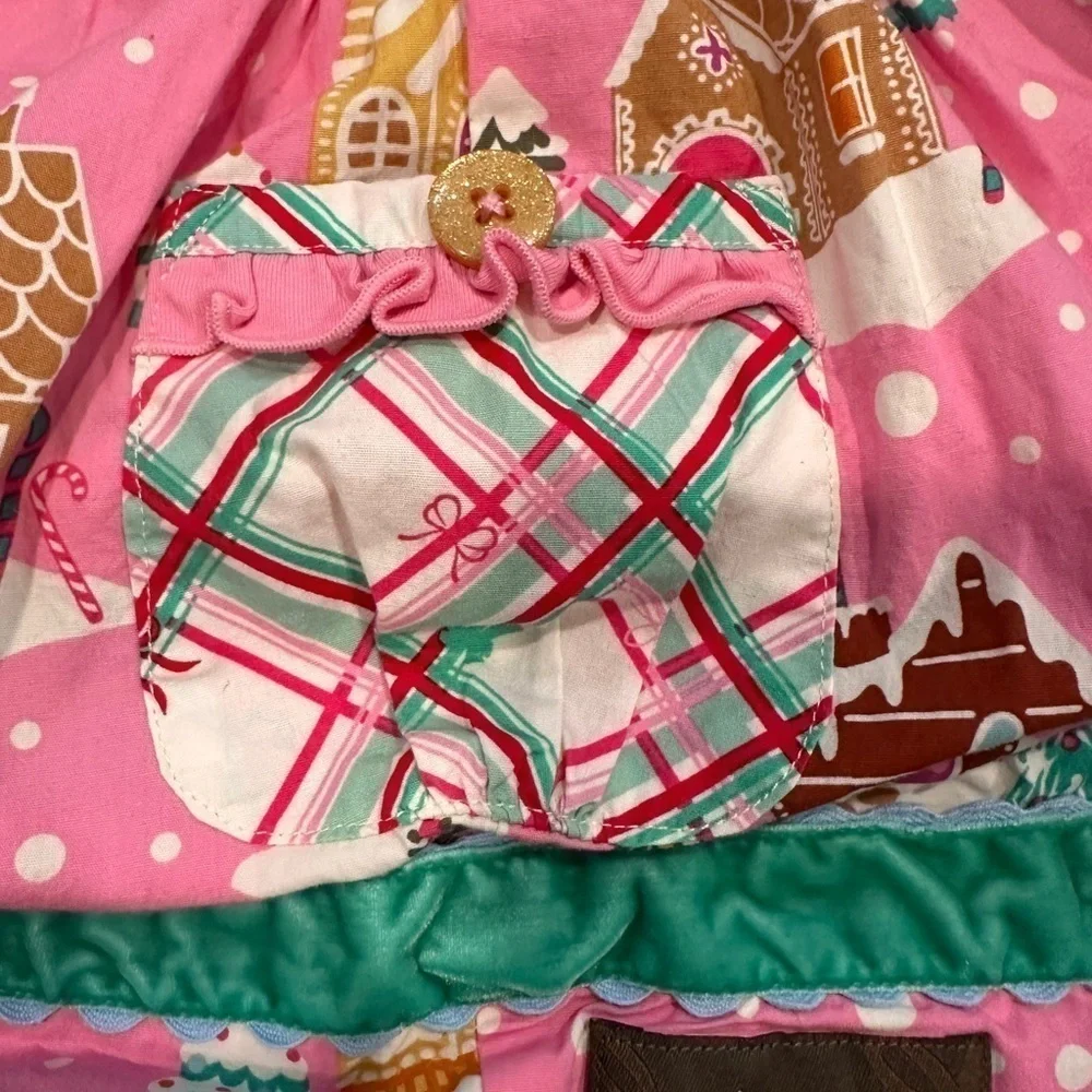Matilda Jane Gingerbread Village Dress Size 2